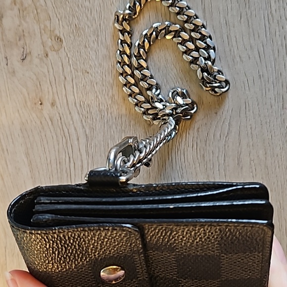 Authentic Louis Vuitton Damier Graphite Portefeuille Accordian Long Wallet - Picture 6 of 8